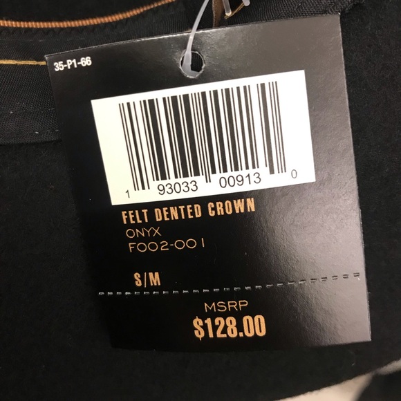 NWT FRYE Felt Dented Crown Wool Hat - Picture 6 of 8